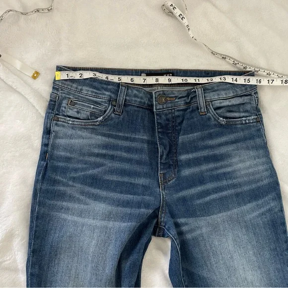 Kut from the Kloth Catherine Fab Ab High Rise Boyfriend Jeans Stretch Denim - Picture 8 of 16